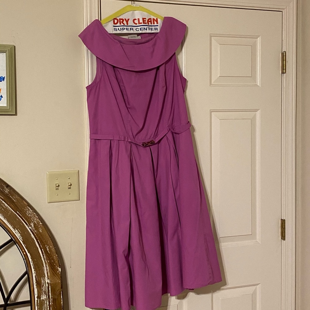 Beautiful retro style orchid dress